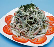№423 Салат Куриное филе с огурцом