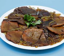 №519 Говядина пластиками в соевом соусе