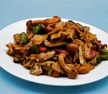 №467 Грибное ассорти со свининой