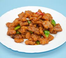 №536 Филе минтая в кисло-сладком соусе