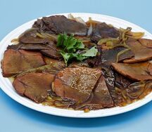 №518 Говядина в кисло-сладком соусе