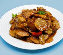 №449 Тушеные баклажаны с картофелем