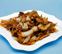 №505 Жареная свинина с луком