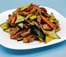 №442 Салат Рулька с огурцом