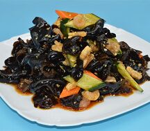 №419 Салат Древесные грибы с креветками