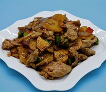 №447 Тушеный картофель со свининой