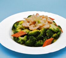 №463 Брокколи с креветками