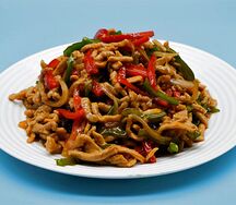 №500 Свинина соломкой в соевом соусе