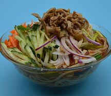 №551 Лапша ручной лепки со свининой и овощами