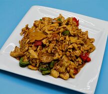 №470 Куриное филе с шампиньонами