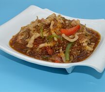 №465 Жареная фунчоза со свининой