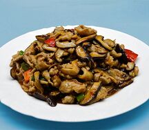 №469 Грибы Шиитаке со свининой