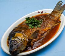 №539 Сазан-белка в кисло-сладком соусе