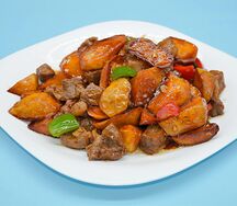 №482 Тушеный картофель с говядиной