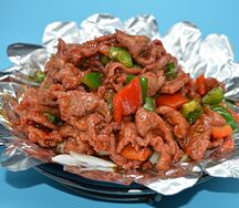 №521 Говядина на чугуне