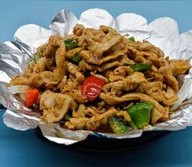 №485 Куриное филе в чугуне