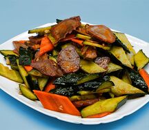 №440 Салат Свинoй язык под огурцом