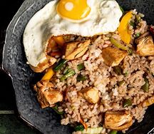 Тяхан с говядиной