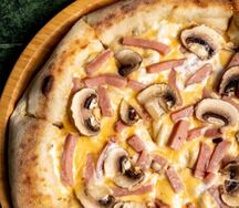 Пицца Ветчина с грибами