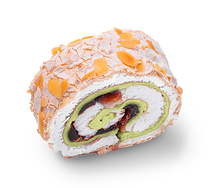 Рулет меренговый фисташка/малина