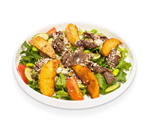 Салат с говядиной и картофелем