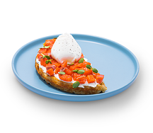 Венская вафля с лососем