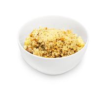 Зеленая гречка с грибами