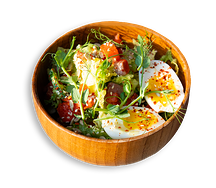 Салат зеленый с неркой