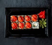 Запеченный с курицей