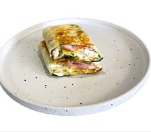 Блин Бекон и яйцо