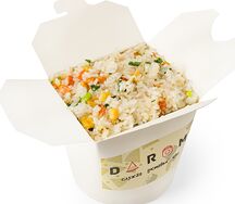 Рис с овощами и яйцом 