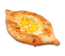Хачапури по-аджарски Двойное яйцо