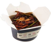 Удон с говядиной чили