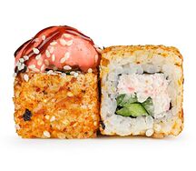 Гриль креветка и краб