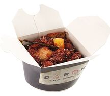 Рис с курицей в кисло-сладком соусе