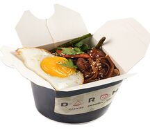 Яичная с овощами в кисло-сладком