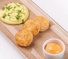 Котлеты из креветок и краба