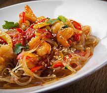 Лапша wok с морепродуктами