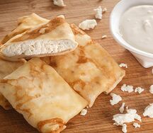 Блины с творогом