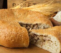 Пирог с капустой и мясом