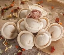 Пельмени со свининой и говядиной