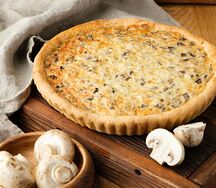 Киш с курицей и грибами