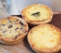 Киш с курицей и грибами