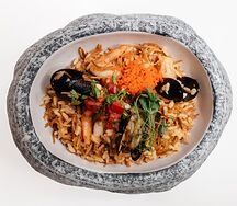 Пилав с морепродуктами 