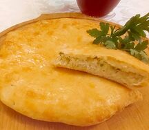 Пирог с яйцом, капустой и луком