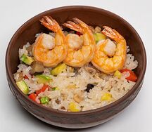 Рис с морепродуктами