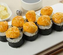 Запеченный ролл с мидией