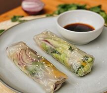 Спринг-роллы с овощами