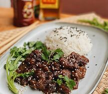 Рис с говядиной в ханойском соусе