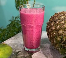 Дракон с ананасом смузи